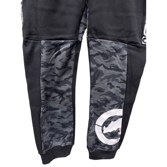 Ecko Unltd. Jogger Sweatpants Mens 2XL Graphic Print Grey Digi Camo 2-Tone - Picture 3 of 7